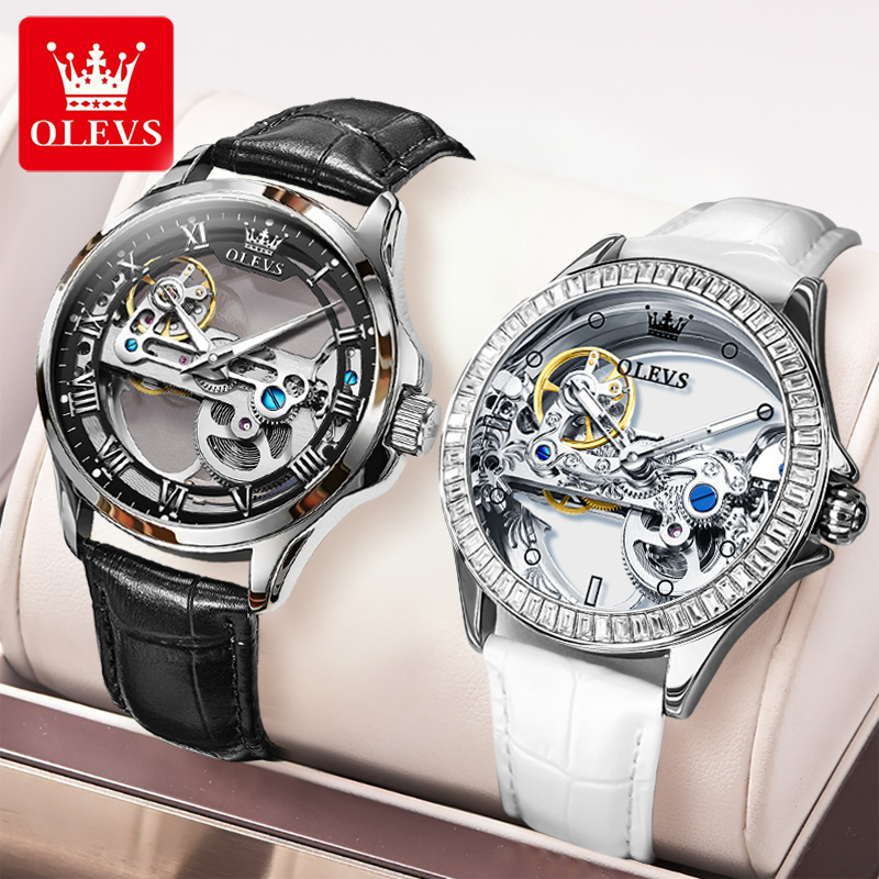 Luxury Watch News - OLEVS Couple Watches Original Fully Transparent
