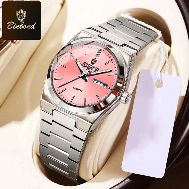 Luxury Watch Brands - BINBOND Luxury Brand Fashion Women's Quartz