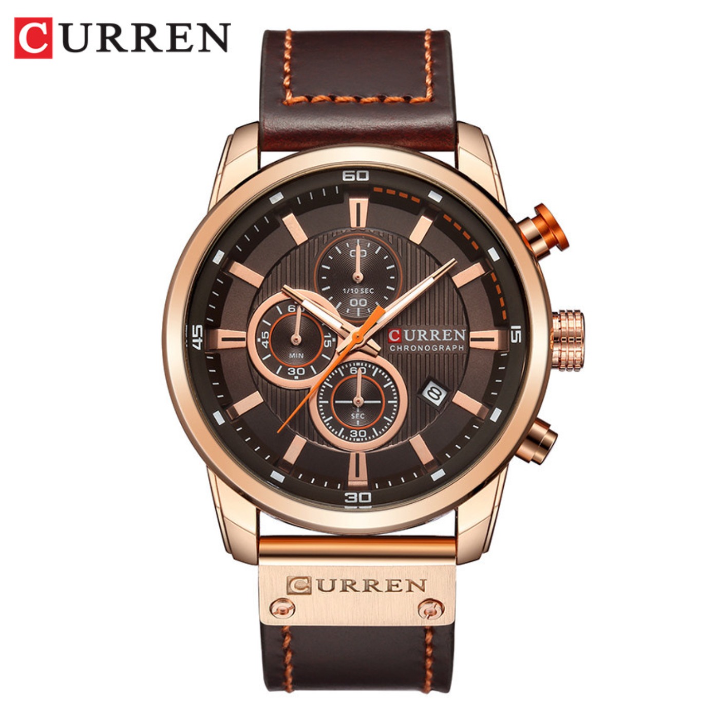 Luxury Watch Brands - CURREN Fashion Date Quartz Men Watches