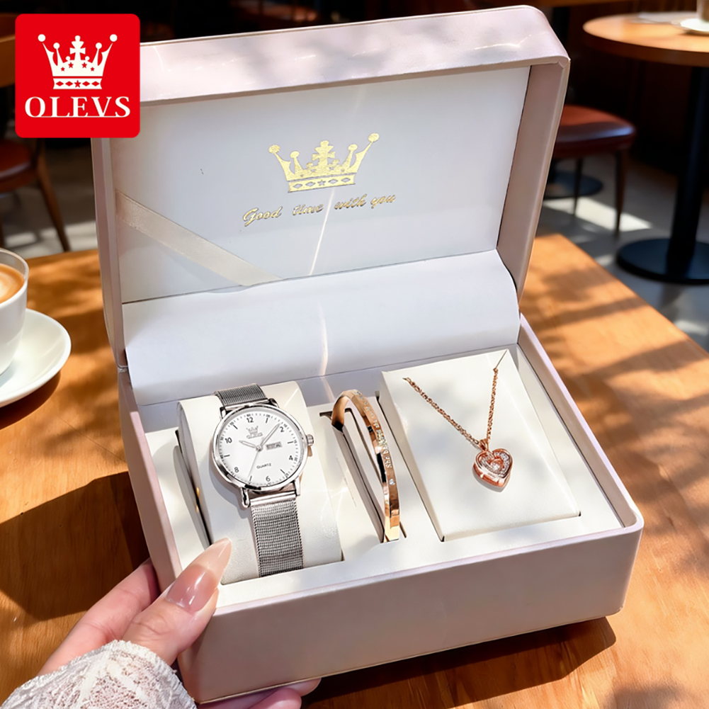 Luxury Watch Brands - OLEVS 2996 Women Watches Original Elegant
