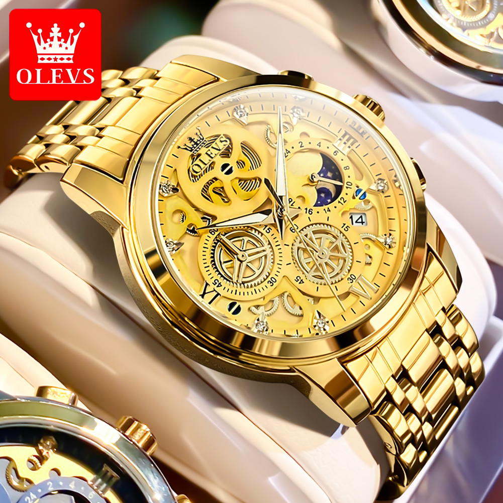 Luxury Watch All Brands - OLEVS 9947 Men Watch Original Luxury
