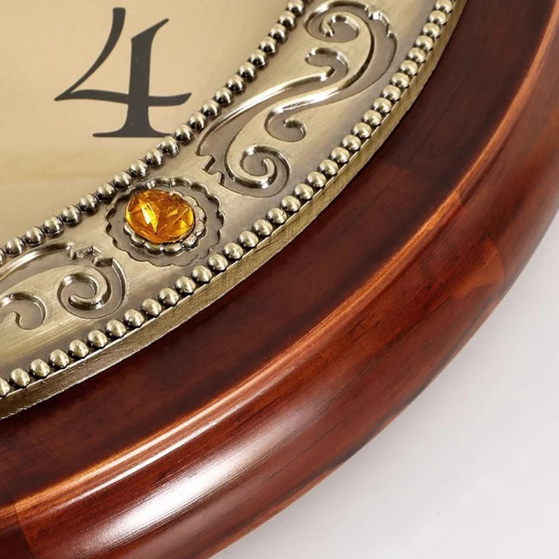 Modern Wall Clock Solid Wood F - Luxury Watch Europe recension och pris