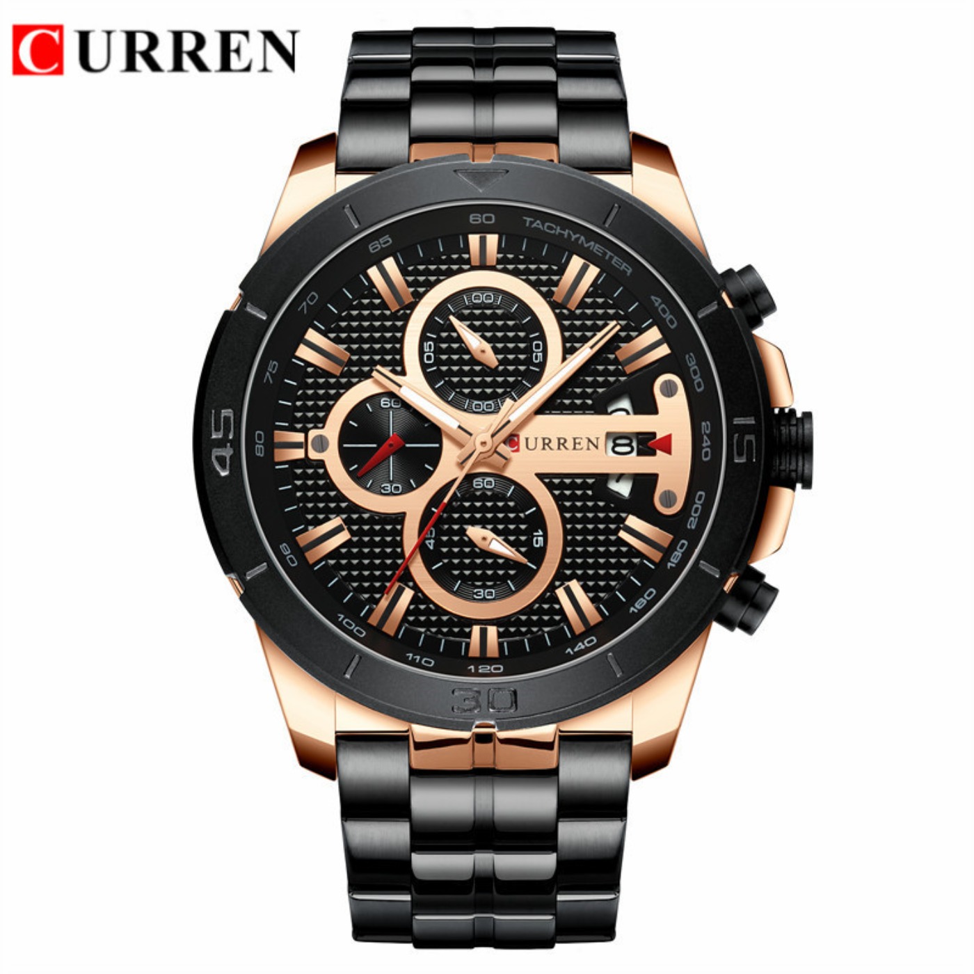CURREN Watch Men Waterproof Ch - Luxury Watch Brands recension och pris