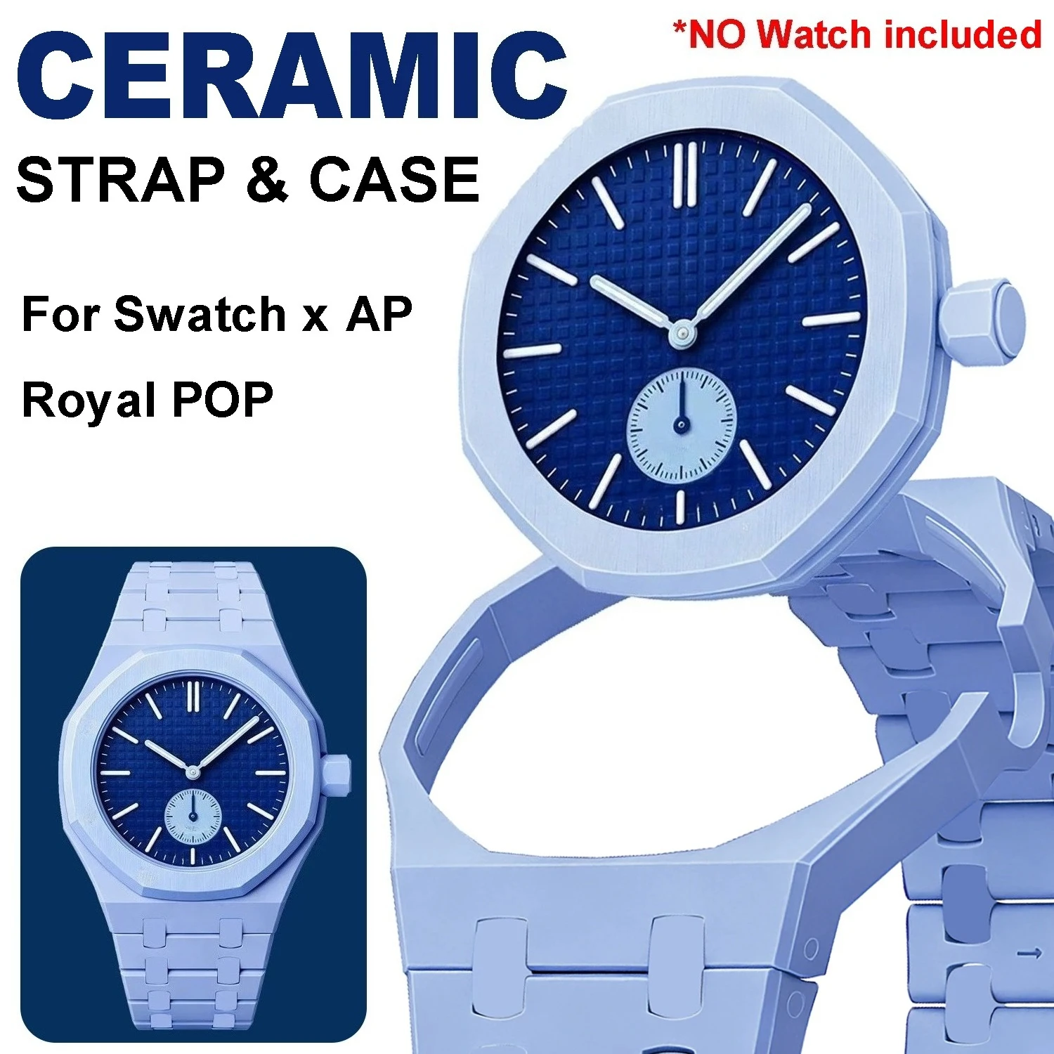 Bioceramic Case+Strap For Swat - Luxury X I Watch recension och pris