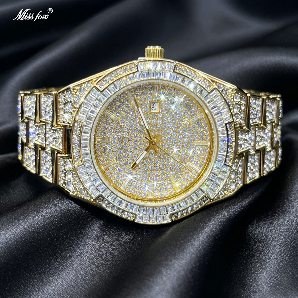 Hot Sell Gold Ice Watch For Me - Luxury Watch And Jewelry Brand recension och pris