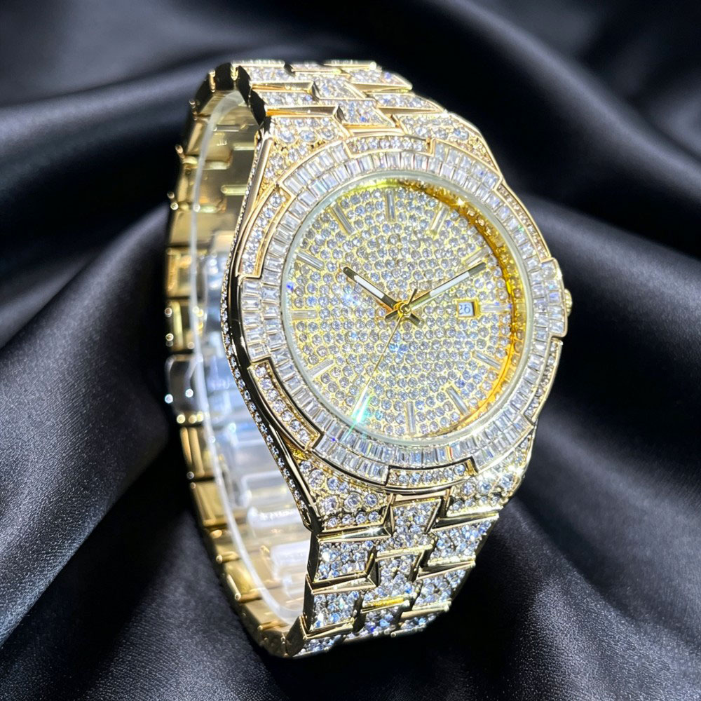 Hot Sell Gold Ice Watch For Me - Luxury Watch And Jewelry Brand recension och pris