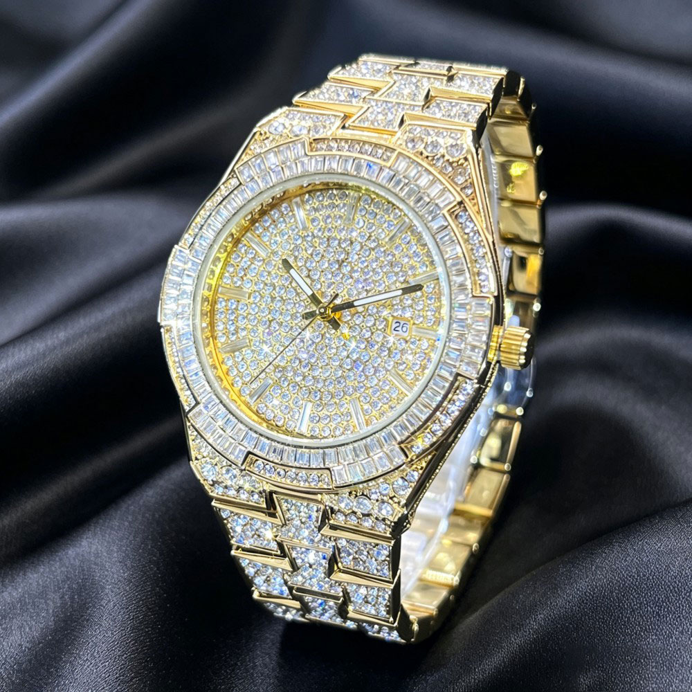 Hot Sell Gold Ice Watch For Me - Luxury Watch And Jewelry Brand recension och pris