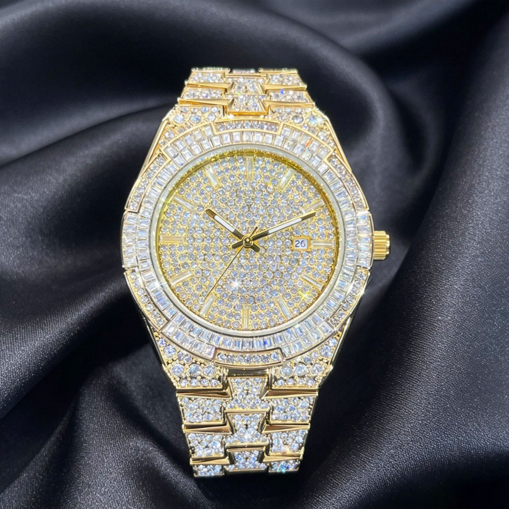 Hot Sell Gold Ice Watch For Me - Luxury Watch And Jewelry Brand recension och pris