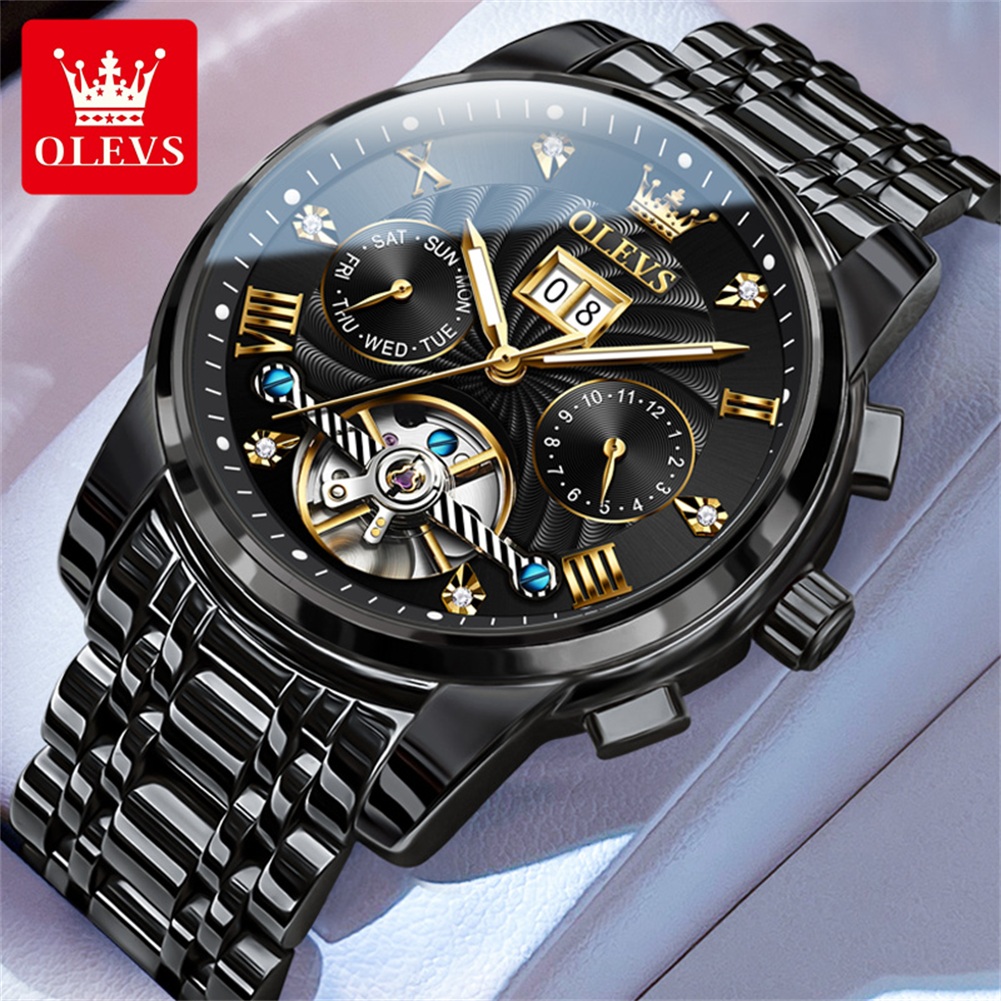 OLEVS Classic Men's Watches To - Automatic Pilot Watch recension och pris