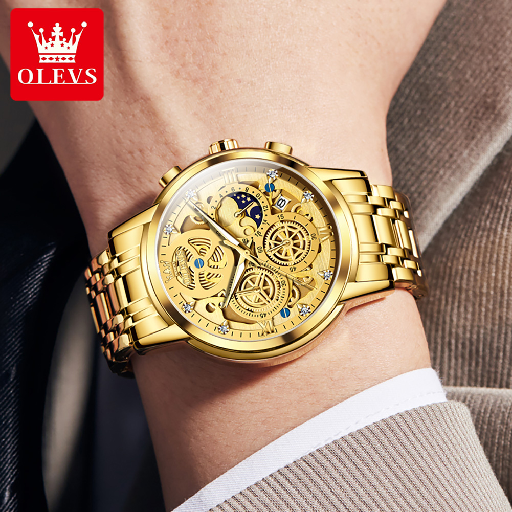 OLEVS 9947 Men Watch Original  - Luxury Watch All Brands recension och pris