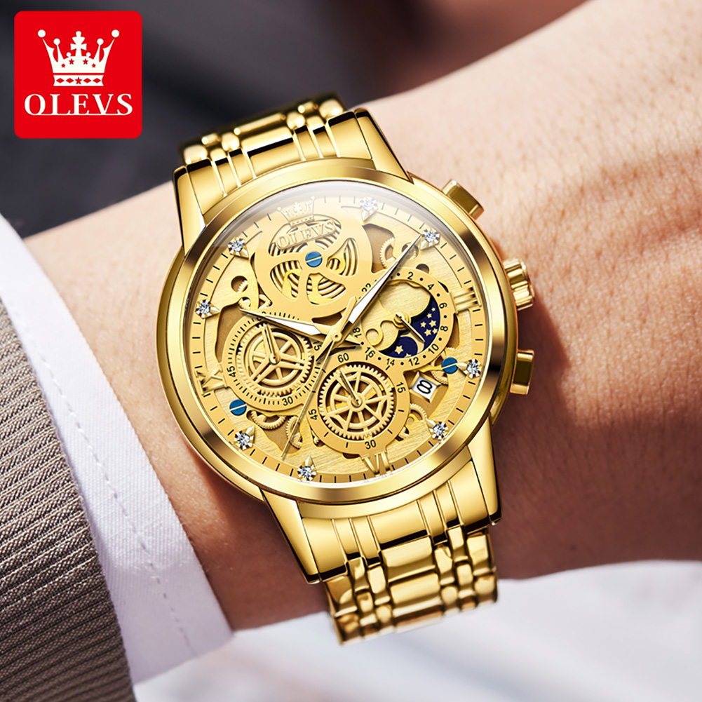 OLEVS 9947 Men Watch Original  - Luxury Watch All Brands recension och pris