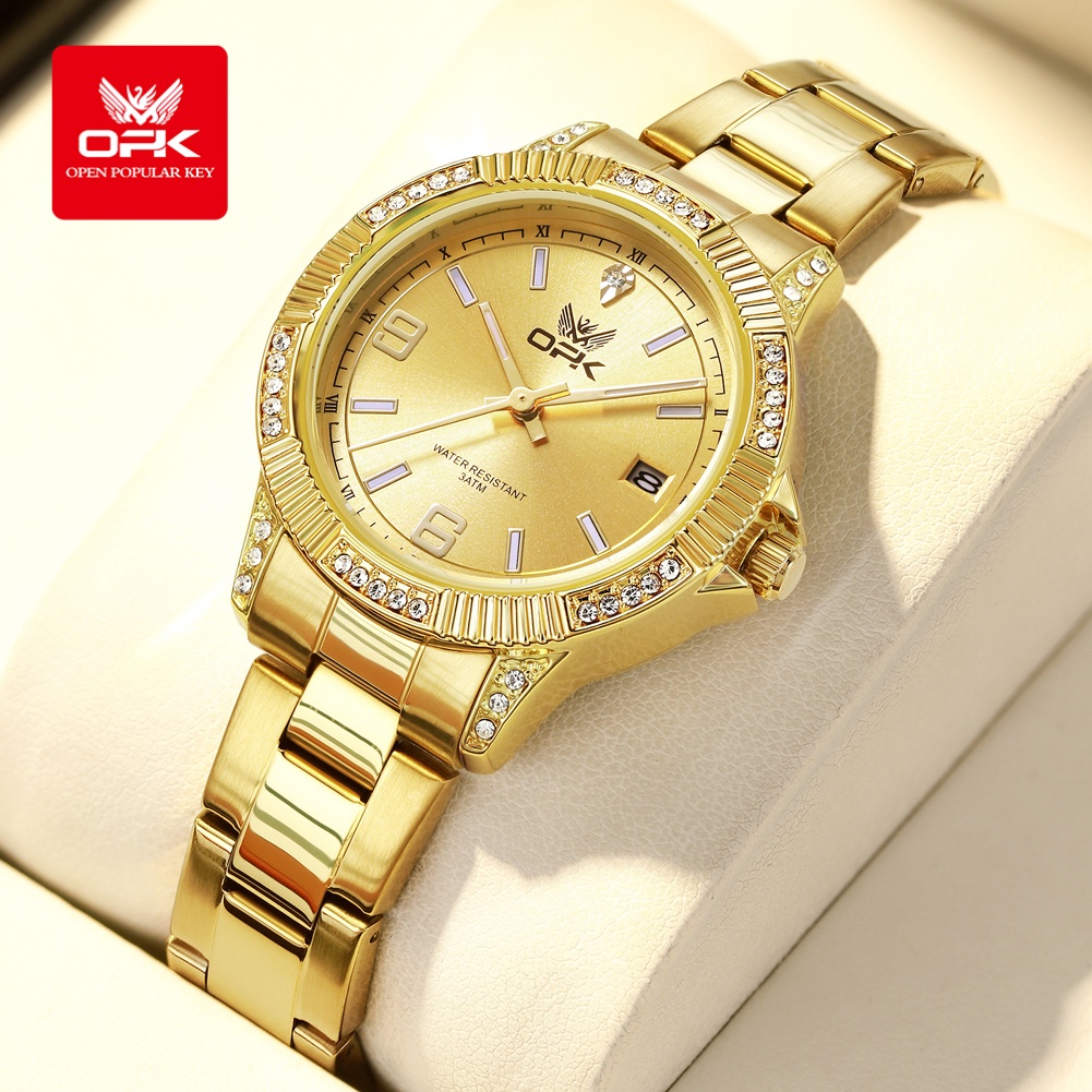 OPK 8184 Luxury All Gold Watch - Luxury Watch All Brands recension och pris