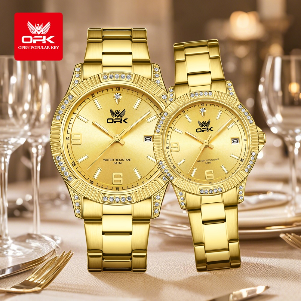 OPK 8184 Luxury All Gold Watch - Luxury Watch All Brands recension och pris