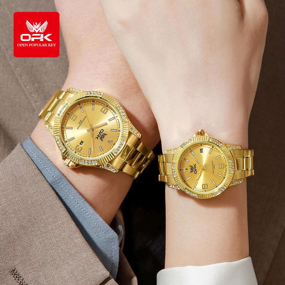 OPK 8184 Luxury All Gold Watch - Luxury Watch All Brands recension och pris