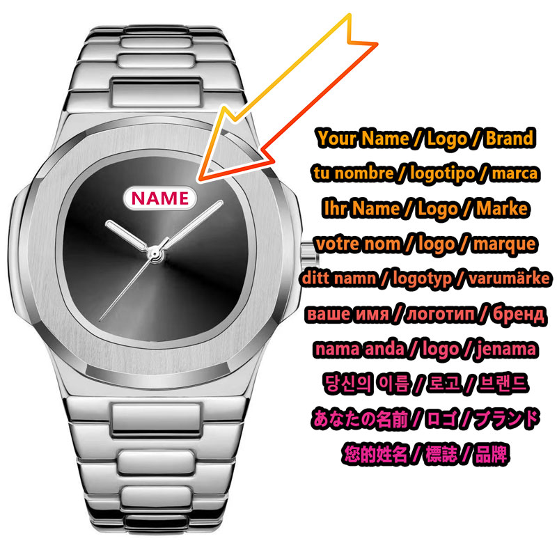 Custom Logo Men's Quartz Watch - Luxury Watch Brands recension och pris