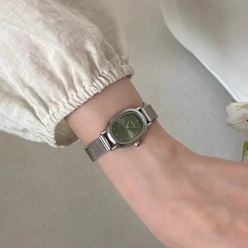 Small Oval Dial Green Watch Si - Luxury Watch Deals recension och pris