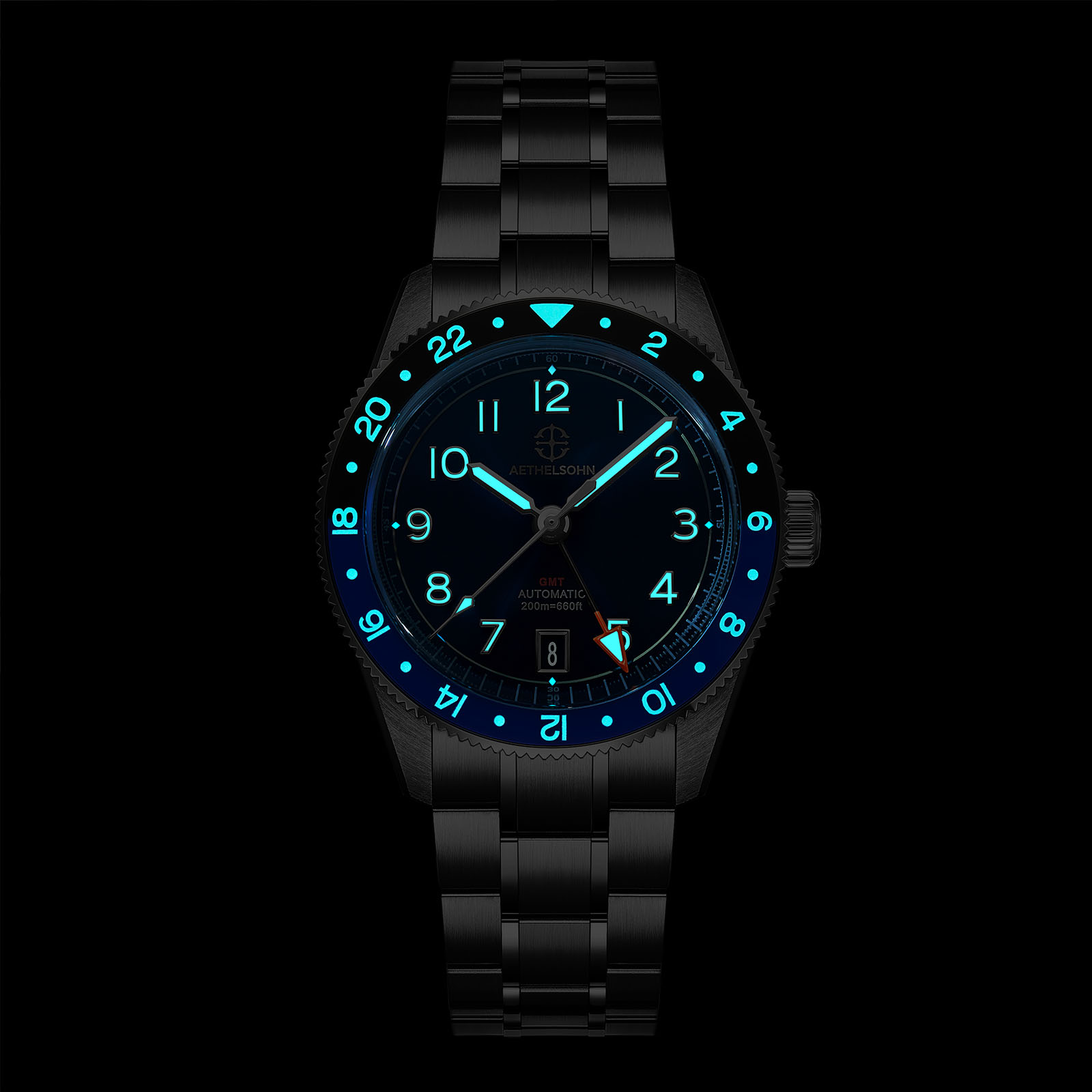 AETHELSOHN Horizon Azure GMT W - Luxury X I Watch recension och pris