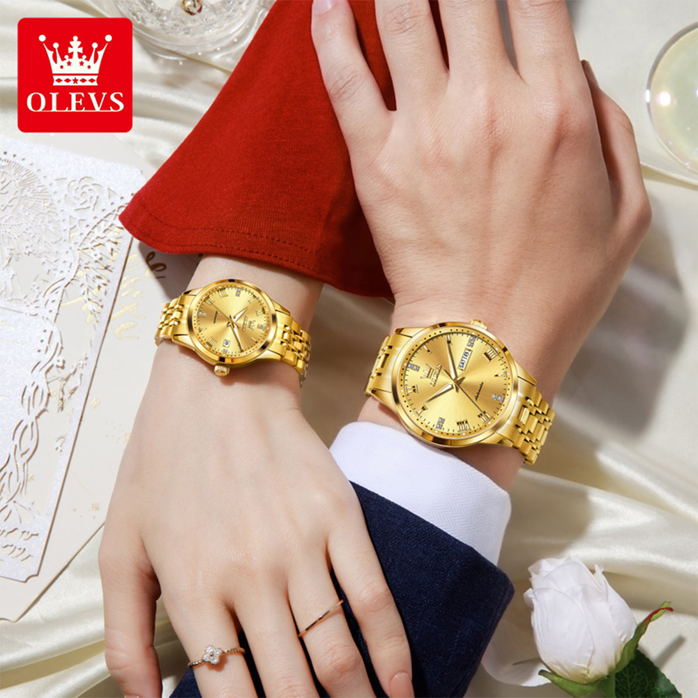 OLEVS Couple Watch Brand Luxur - Luxury Watch All Brands recension och pris
