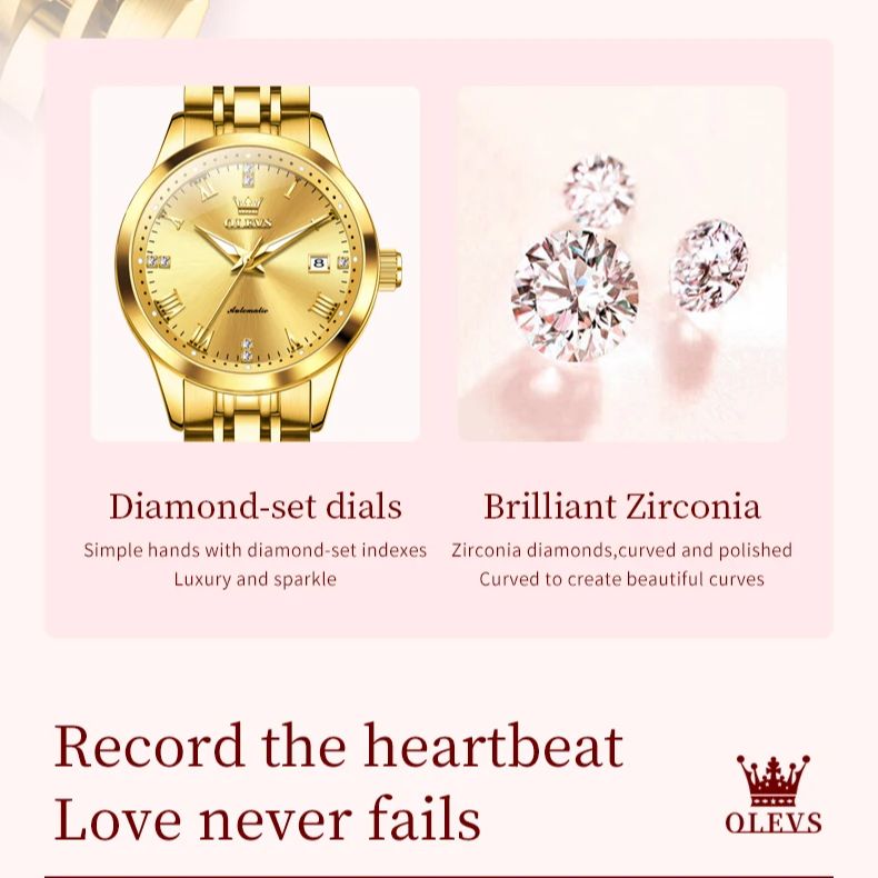OLEVS Couple Watch Brand Luxur - Luxury Watch All Brands recension och pris