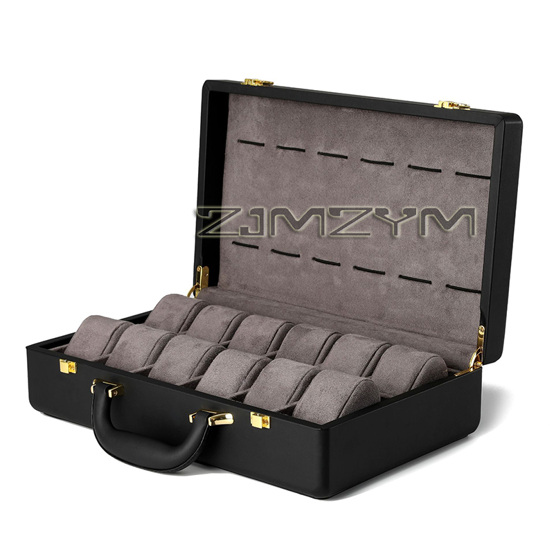 12 Slots Watch Box Mens Watche - Luxury Watch Storage recension och pris
